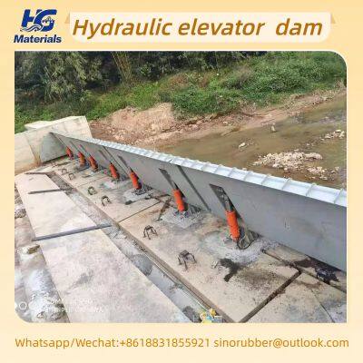 Manufacturer in-stock horizontal hydraulic elevator dam steel gate, hydraulic steel dam gate, hydraulic engineering horizontal steel dam gate
