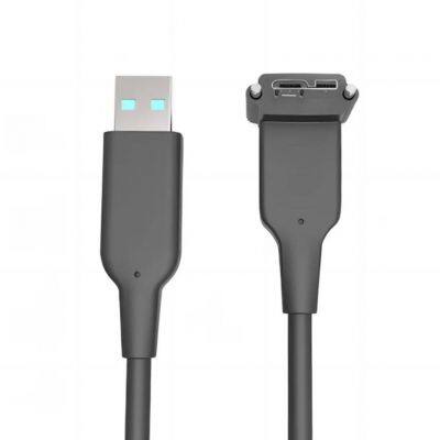 USB3.1 Hybrid AOC-Active Optical Cable-AM to Angled Micro-B 20m photo-2