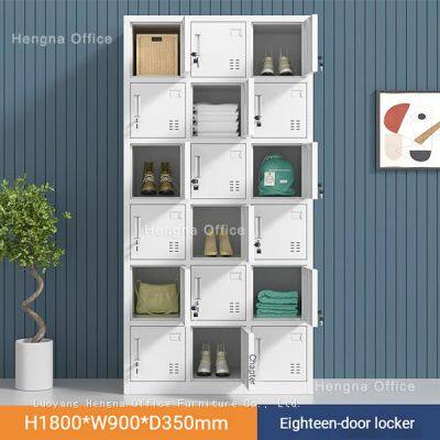 Commercial Gym Changing Room Locker, 180cm, Single Tier Metal Sport Locker with Internal Mirror, Flat-pack Design for Low Shipping Cost