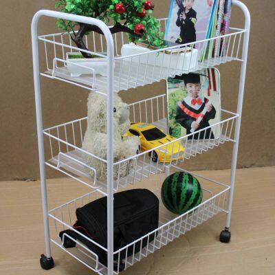 Простая мебель. Многофункциональный многоуровневый стеллаж-тумбочка с 3 ярусами