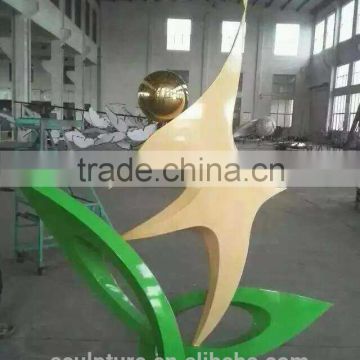 stainless steel for large outdoor landscape garden sculpture olive sculptures