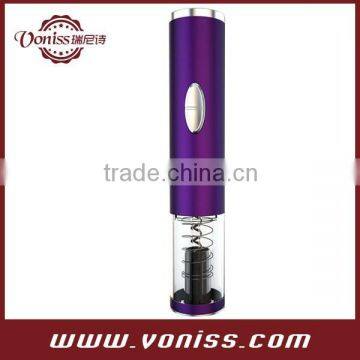 Superior Quality Aluminum Electric Battery Operated Wine Bottle Opener Corkscrew,satin Finish and Sandblasting Surface photo-2