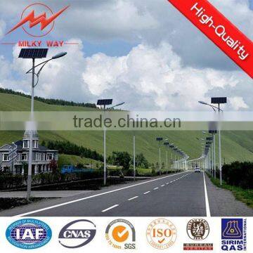 high way Galvanized folding solar power energy street light pole for sale