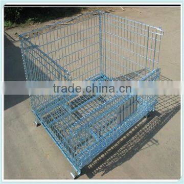 Folding Wire Mesh Container/ Storage Mesh Cage