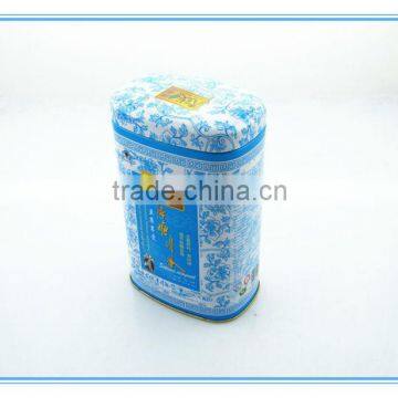 Superior rectangular decorative tin cans for tea