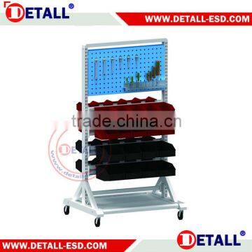 electronic Industrial ESD trolley with bins rails and tool panles