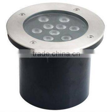9*1W High power LED Stainless Steel Ground Light