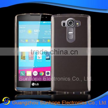 china supplier Transparent clear tpu jelly cell phone cover For LG G4 Pro hand phone