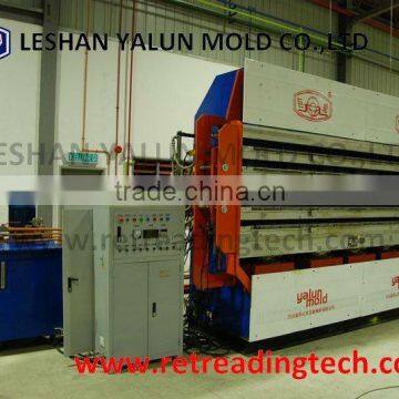 pre-cured tread Curing Press tire retreading machine