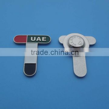 Capital Letter T UAE 2016 National day lapel pin badge