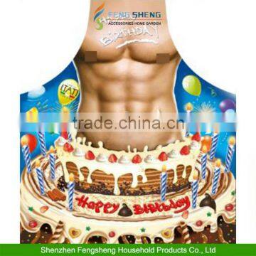 Sexy Happy Birthday Man Kitchen Apron Novelty Present Gag Gift For Men New