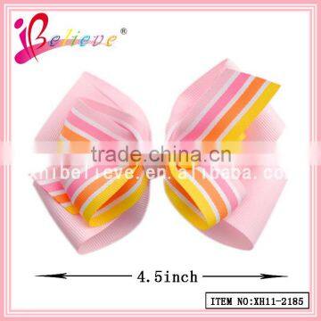 Wholesale ribbon bow hair clips boutique bow hair jewelry,make hair accessories for children