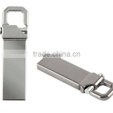 laser etching logo metal hook usb 3.0 memory stick 16gb 32gb 64gb