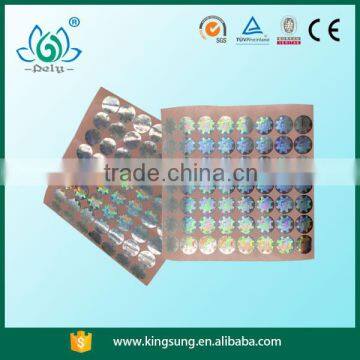 Certificate Hologram Stickers , Transparent Hologram Stickers
