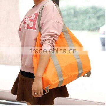 Cheap non-woven travel folding recycle shopping bag