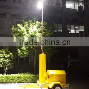 mobile lighting tower with diesel generator