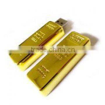 Metal Gold bar usb flash drives High Quality USB flash pen drive 16gb, bulk 8gb usb flash drive memory for PC USB 2.0