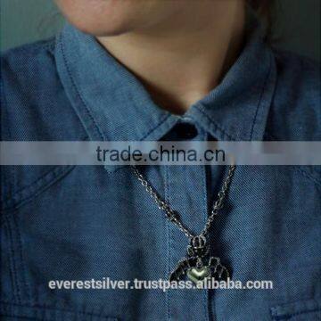 Hot Sale New Products Design Crown Chain Necklace Silver 925 photo-3