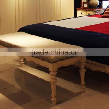 American White Wedding King Size Bed With Solid Wood Material AET-TX1N photo-5