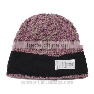 Kenmont Brand Fashion Design Custom Winter Hats With Pom Poms photo-5