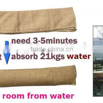 flood bag with SAP inside