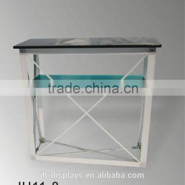 full clamps fabric pop up counter.fabric banner stands