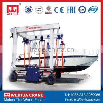 Mobile boat hoist ,boat lifting gantry crane for sale, 100 ton boat lift