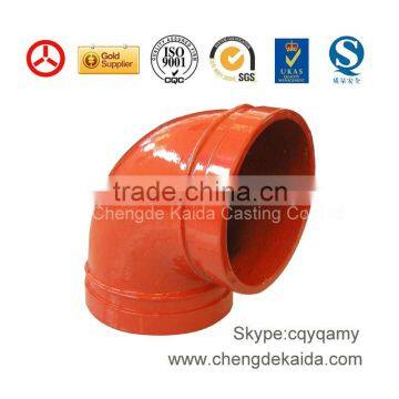 Ductile Iron Grooved Coupling and Fittings Elbow