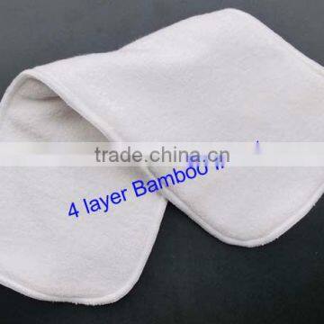 Baby cloth diaper 4layers bamboo insert & Cloth Diapers Insert for Baby