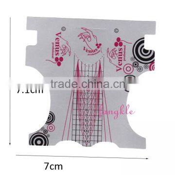 500 Big Salon Silver Nail Forms photo-2
