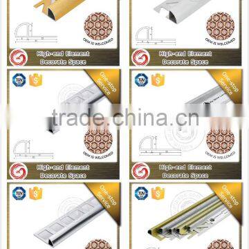 anodizing ceramic aluminium tile trim outside tile trim