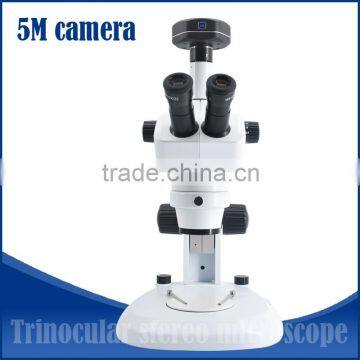 ZX-606M(50PW)01 Trinocular Stereo Microscope with USB Camera