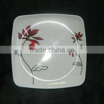 10.5"square melamine plate