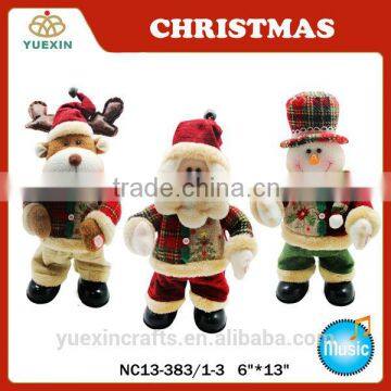 Children Favorite Animated Rocking Santa Snowman Deer with Christmas Song