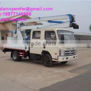 foton crew cab 3 Knuckle arm 12-16 meter High-altitude Operation Truck