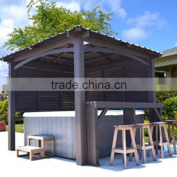 Semi Enclosed Gazebo, 9 x 9FT