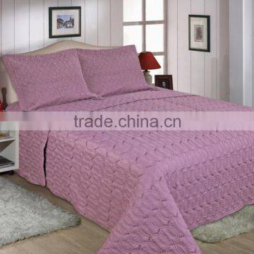 Machine embroider quilt for duoble beddings