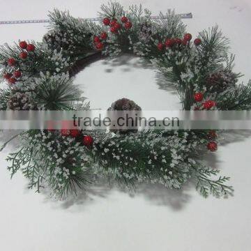 artificial plants pine home decoration plant wreaths in hot sale