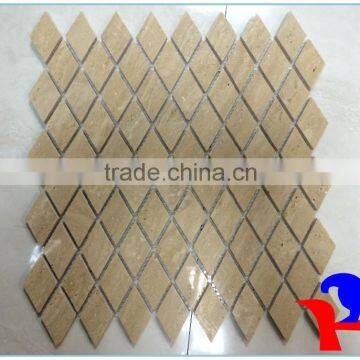 Beige marble mosaic