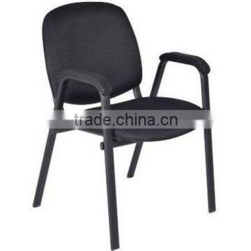 Reasonable priced Commercial Furniture Stackable Black Fabric conference chair/ theatre chair