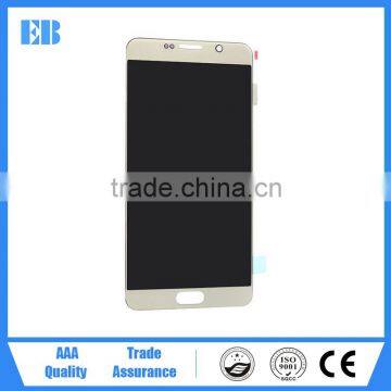 Wholesale spare parts lcd display lcd touch glass screen digitizer for Samsung galaxy note5 N9200 lcd screen