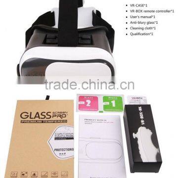 2nd Generation VR BOX II 2.0 3D Glasses Google Cardboard Oculus Rift Virtual Reality VR Glasses Helmet+ Bluetooth Controller photo-2