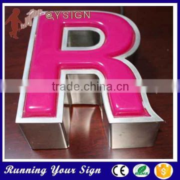 cheap price lighted Blister Blister with Stainless Steel Acrylic SIgn