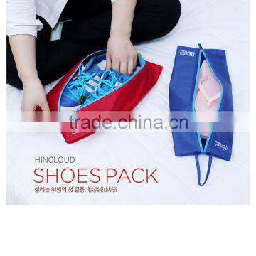 2016 hot selling cotton shoe bag, cotton zipper bag