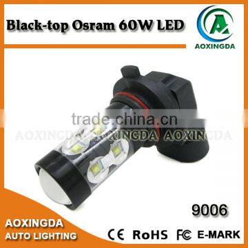 HB4 9006 auto led driving light bulb 60W black body