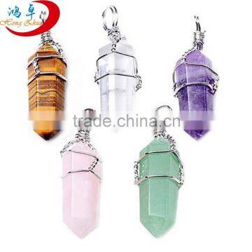 Wholesale Assorted 5pcs Natural Gemstone Crystal Quartz Point