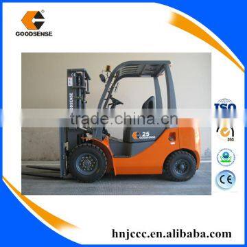 made in china High Quality red color 2.5 ton Diesel Forklift trucks price