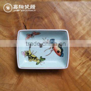 Hand former Hotel ceramic bathtub Soap Dish wholesale