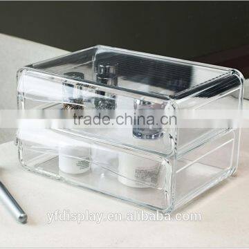 Transparent Acrylic Cosmetic Two Drawer Organizer