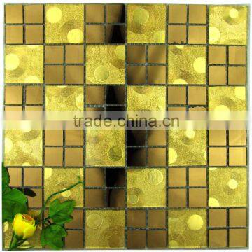 golden glass mosaic, mirror glass mosaic, glass mosaic